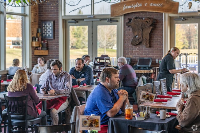 Neighborhood favorite Zinna's Bistro is a popular lunch spot.