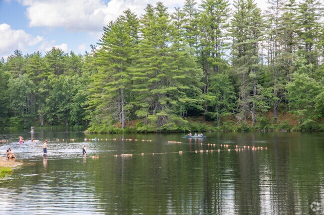 At Bear Brook State Park in Hooksett, you can enjoy the small beach or go kayaking.