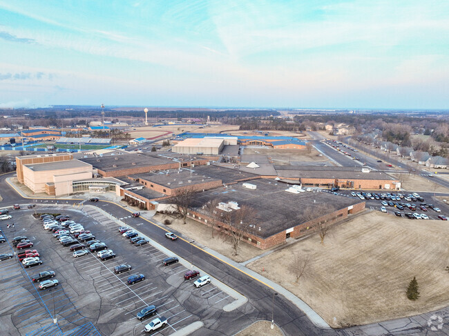 Becker Intermediate Elementary School
serves grades 3-5.