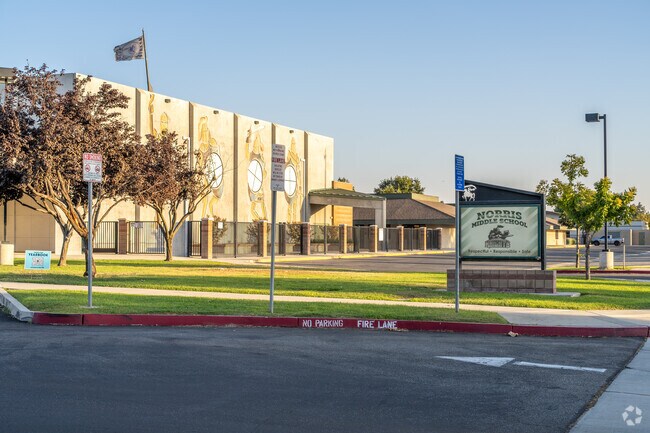 Norris Middle School challenges and encourages children to learn.