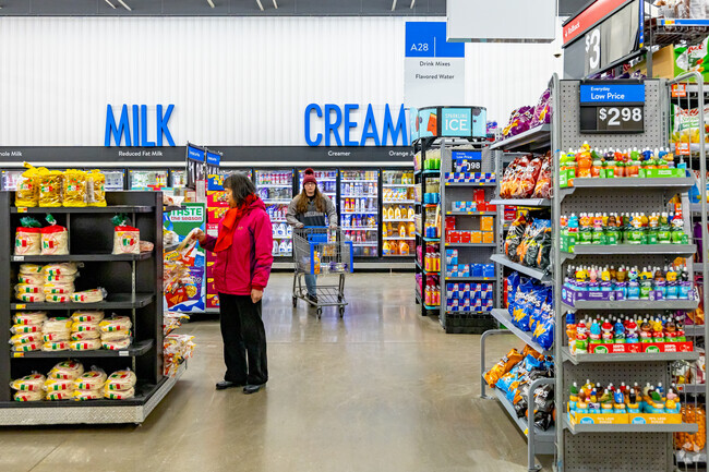 A Walmart on the city limits is a retail shopping hub for both Saline and Ypsilanti.