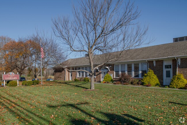 The new library building in Acushnet is on Middle Road, replacing the antique structure on Main.
