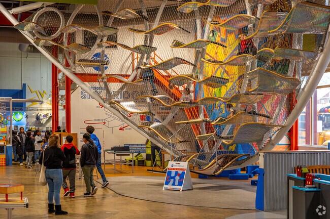 Children can enjoy interactive exhibits at the Lancaster Science Factory near Ross.