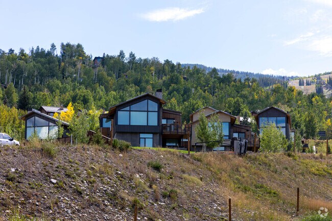 Elevated homes in Snowmass provide privacy and sweeping forest views.