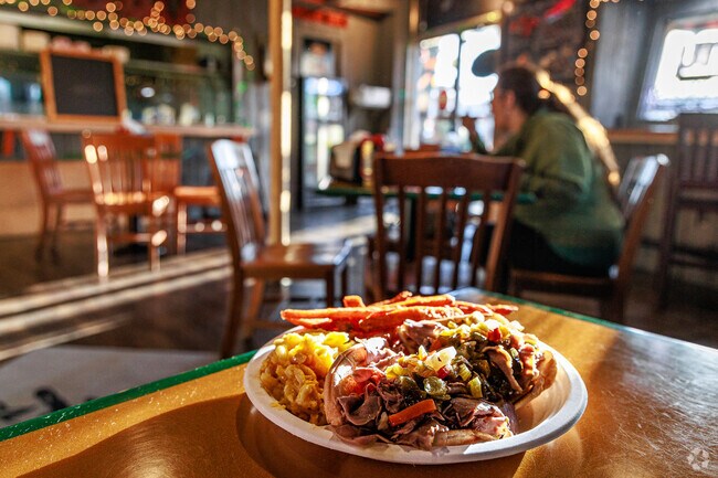 Come enjoy a hefty serving of hot barbecue at Limp Lizard Roadside Cantina near Mattydale.
