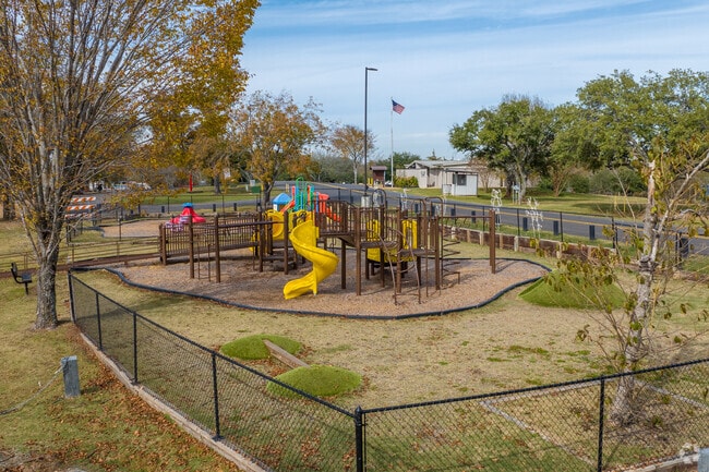 Locals enjoy taking their kids to the playground at Earl G. Williamson Park.