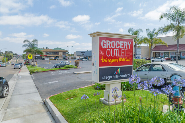 Diego Hills Central Public Charter is located in a Grocery Outlet anchored shopping center.