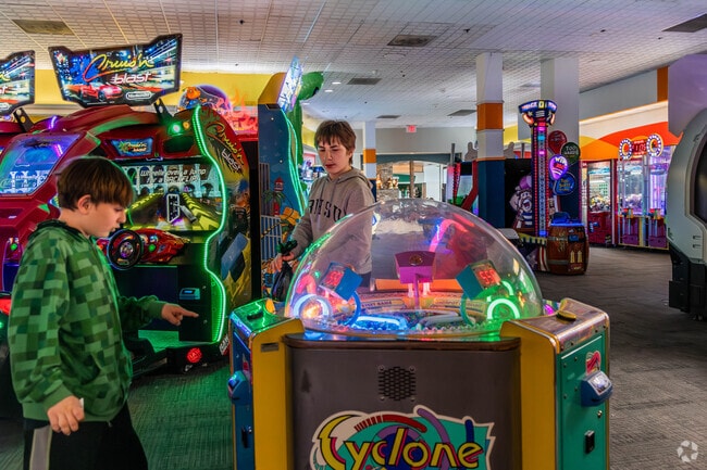The arcade at Uptown Rapid offers family fun for residents in Rapid Valley.