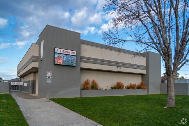 The marquee at William A. Kendrick Elementary keeps students and parents in the know.