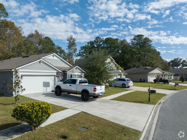 Local neighborhoods have sidewalks for an evening walk with the family