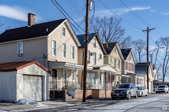 A charming row of homes in Haverstraw showcases the town’s blend of historic and suburban architecture.