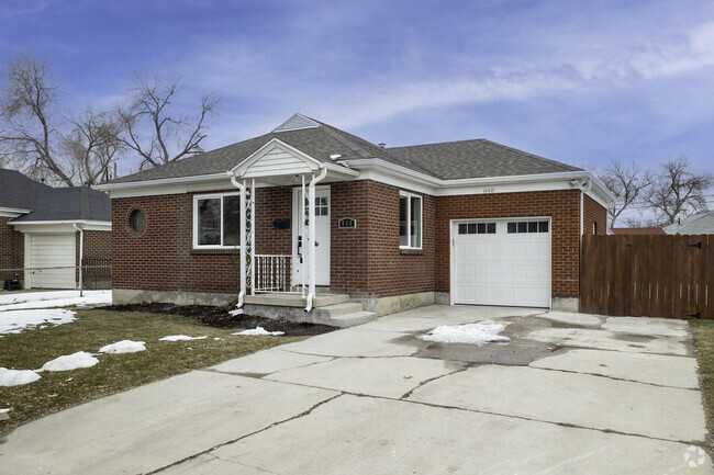 A ranch-style home in the Rose Park neighborhood.