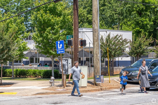 East Lake is a walkable neighborhood with lots of family activities.