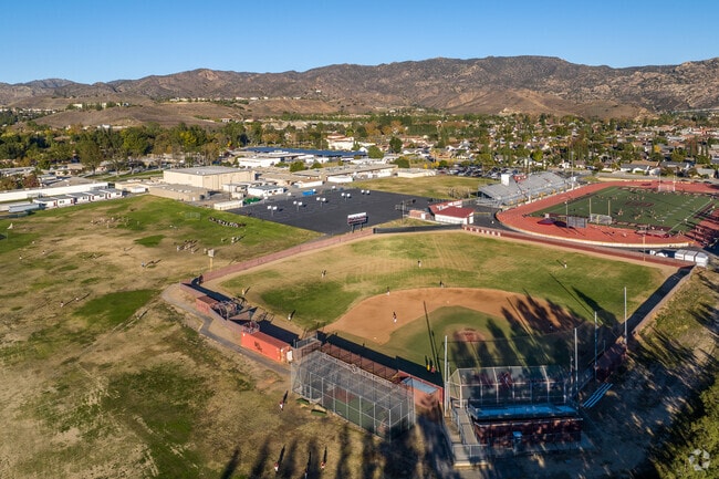 Simi Valley High School has a large sports facility.