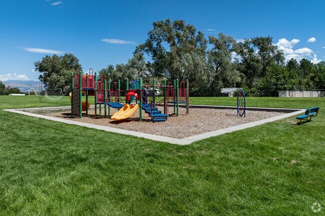 Calvin S. Smith Elementary School has a colorful playground.