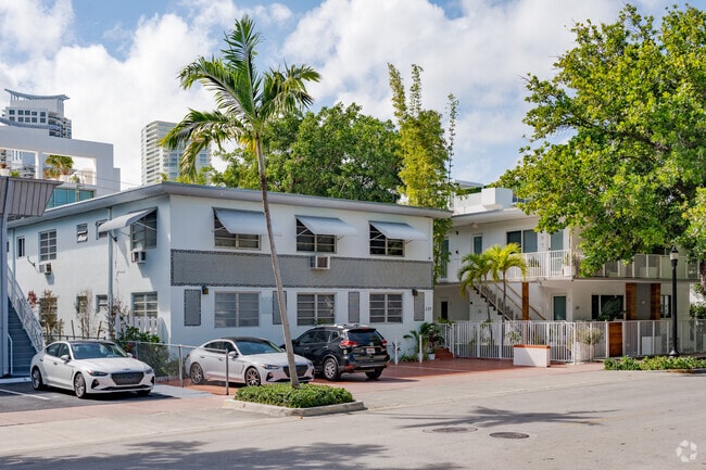 Small, older two-story apartment buildings make up much of South Pointe's interior.