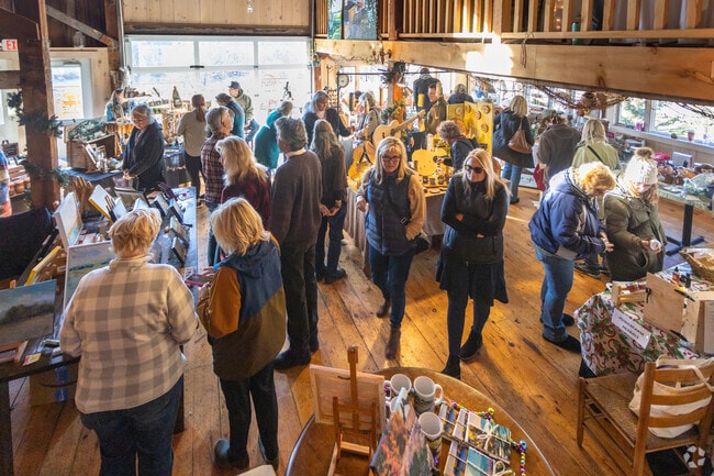 The Maker's Market at Old Smith Farm in Falmouth, Maine is a great holiday craft fair.