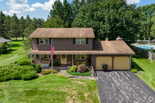 Split-level homes are incredibly common in the Split Rock neighborhood.