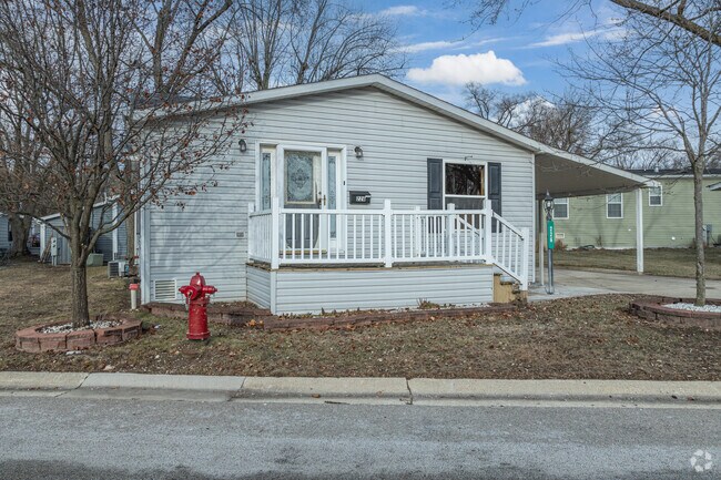 Beautiful front porches are on full display throughout Willow Lake Estates.