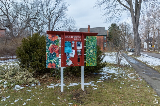 Community board in Woodbridge shares local events and updates.