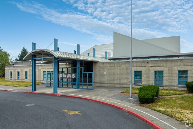 Walt Morey Middle on SW Lucas Ave in Troutdale serves grades 6 - 8.