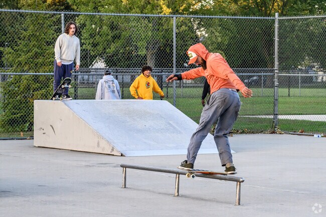 Elkhart skaters can take advantage of the skate park at Pierre Moran Park.