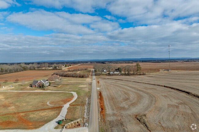 Largely rural and agrarian, Hazel Green Alabama features many large open fields for farming.