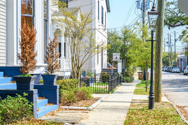 Enjoy a stroll down the cozy sidewalks of Downtown Mobile.