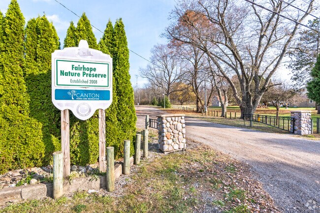 Get away from the hustle and bustle of the city at Fairhope Nature Preserve in East Fairmount.