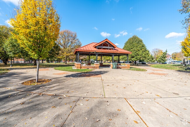 Families in Winton can relax at the park in downtown Northside in Cincinnati.