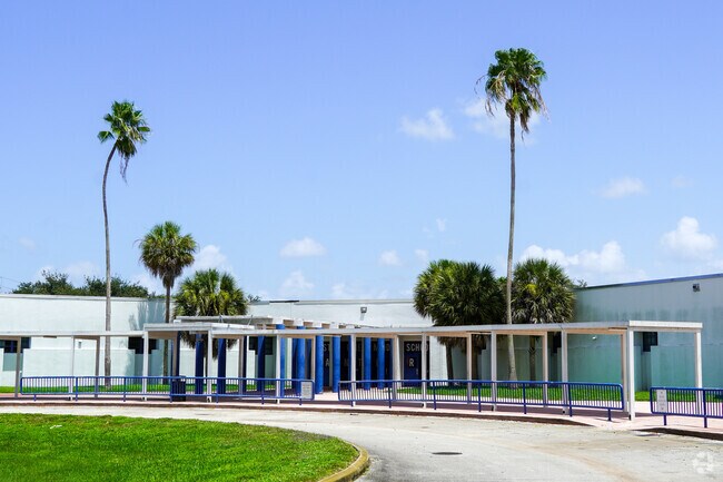 Westpine Middle School serves students in the Welleby neighborhood with academic programs.