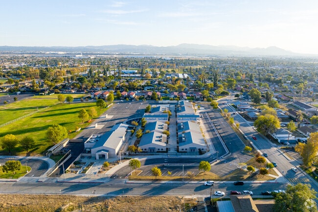 At Colonel Joseph C. Rodriguez Prep Academy mountains grace the horizon.
