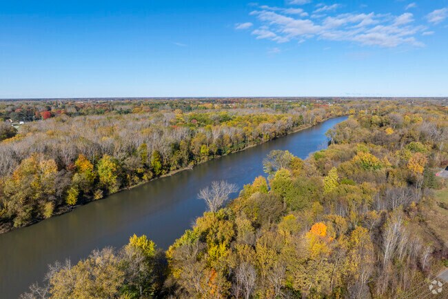Freeland stretches east and west of the Tittabawassee River.