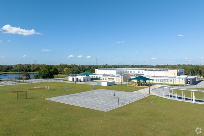 Meadow Woods Elementary has a great athletic field for students during recess.