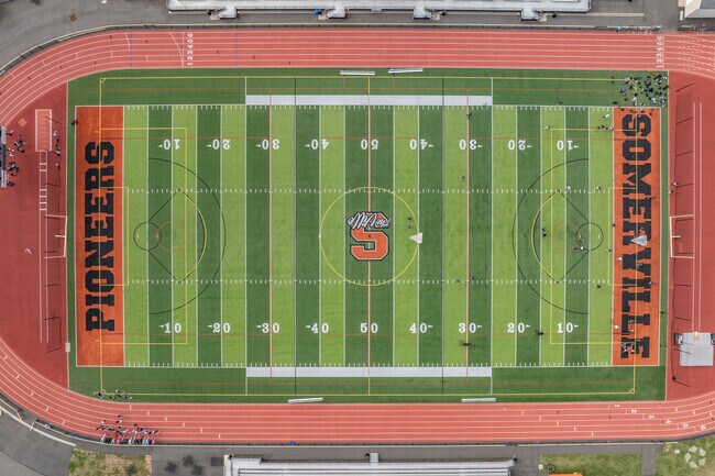 Somerville High School's state of the art turf field.
