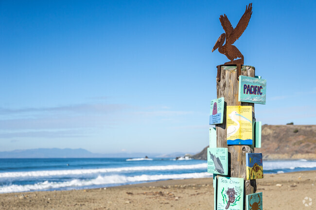 Pacifica State Beach near Pedro Point has a quintessentially northern California vibe.