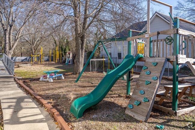 Gerard Prep has several playground structures for all ages.