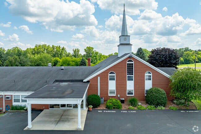 Entrance at Loomis Park Baptist Academy.