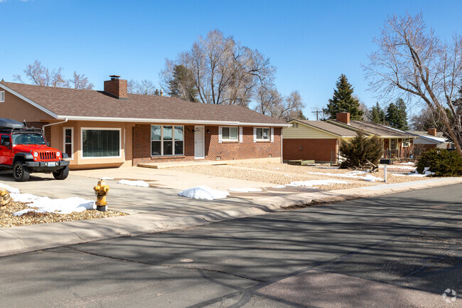 Ranch style homes are common in the Skyway neighborhood.