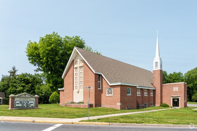 The Goshen United Methodist Church provides services for many of Milton’s faithful.