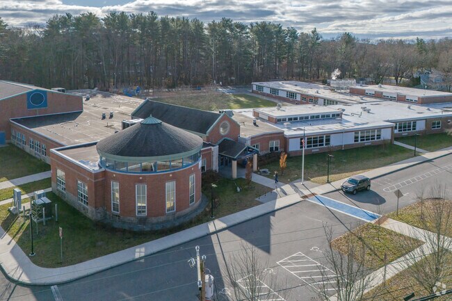 The Mildred H. Aitken School in Seekonk has bus routes across the assigned region.