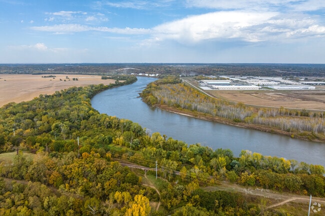 The Quindaro Overlook is filled with a rich history of the ruins of the old town.