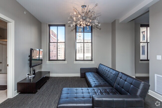 2BR 1,211 SF - Living Room