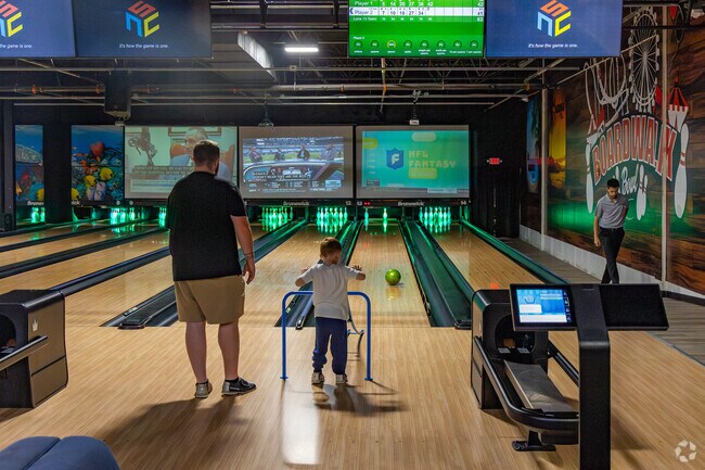 Residents of Cannonsburg frequent Malibu Jack's for fun-filled bowling nights.