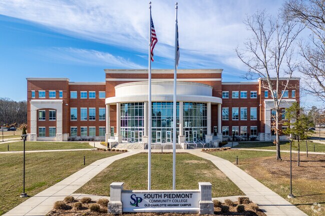 Union County Early College is located on the same campus as the South Piedmont Community College.