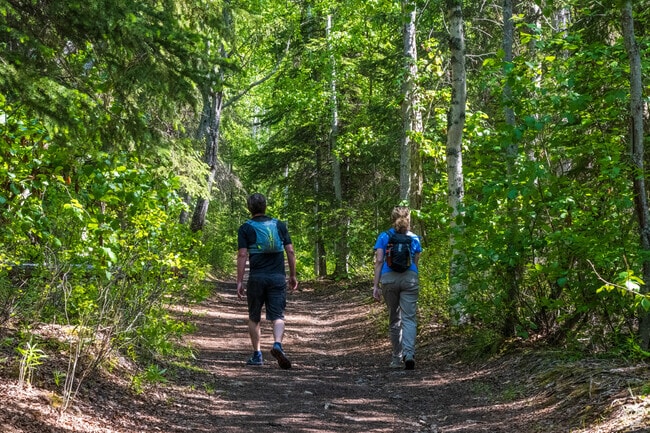 Mid-Hillside residents can enjoy hikes through trails deep in the Chugach Mountains.