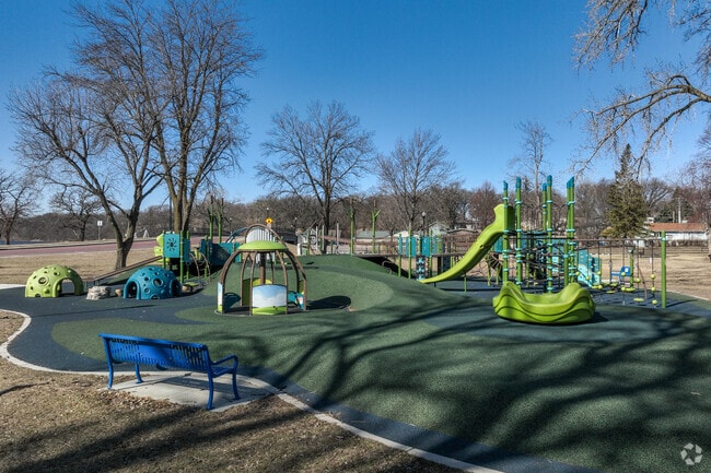 Gomsrud Park offers a modern playground near the shores of Budd Lake.