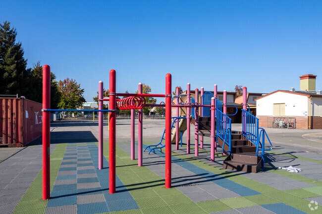 Enjoy the playground at Washington Elementary in Point Richmond.