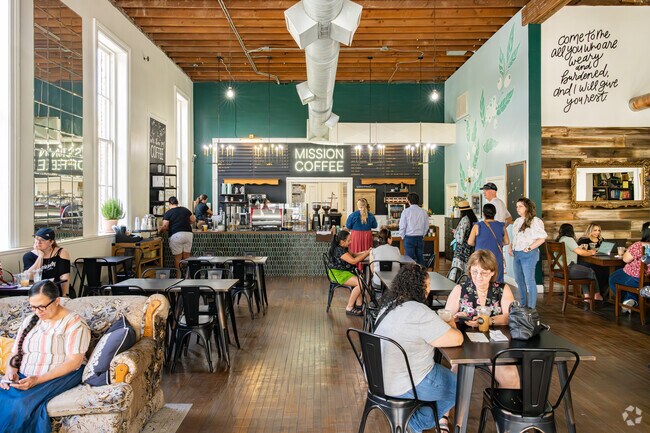 The newly opened Mission Coffee in Downtown Visalia offers drinks and treats.