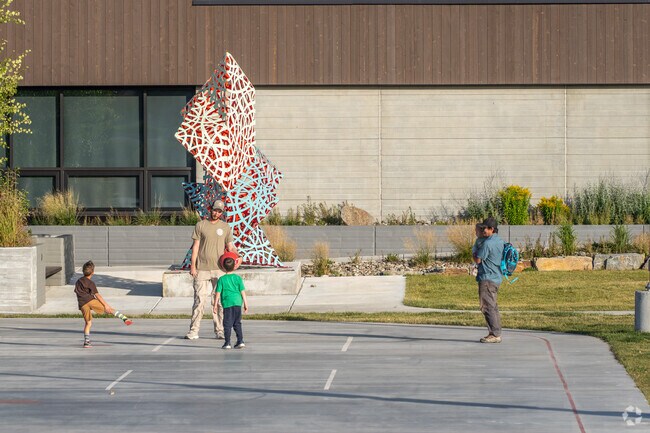 Lighted sports facilties are available at Len Hill Park.